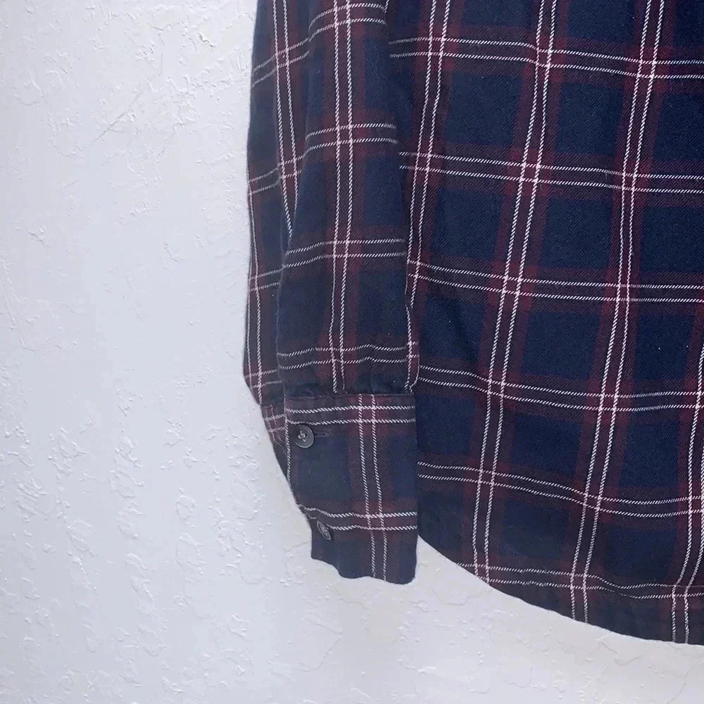 Madewell Plaid Ruffle-Yoke Top Size XS - Picture 4 of 7